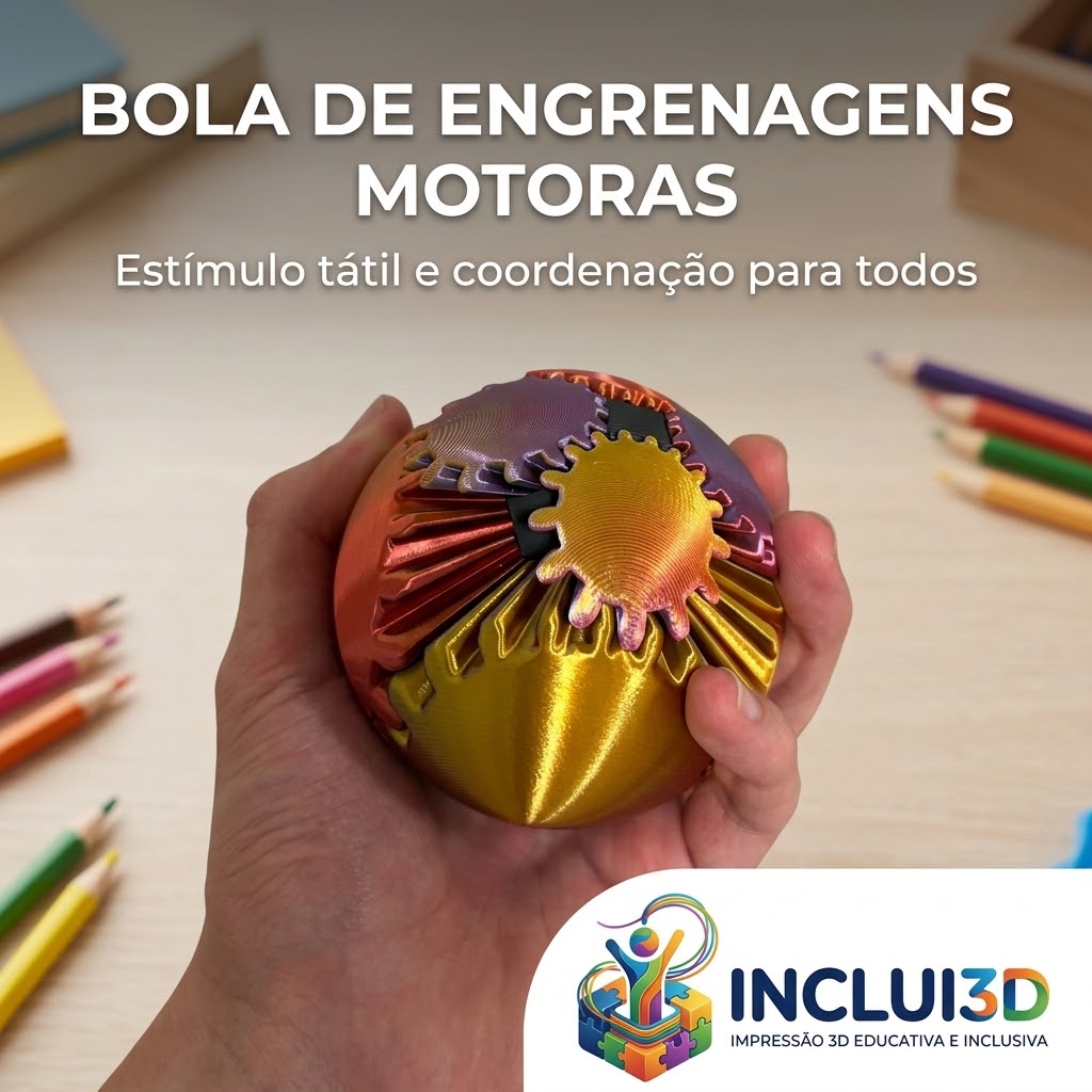 Esfera de Engrenagens Sensoriais (Gear Ball 3D)